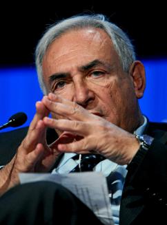 IMF Managing Director Dominique Strauss-Kahn (Remy Steinegger)