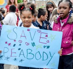 Students help kick off day three of Chicago's West Side march against school closures (Sarah-ji) Students help kick off day three of Chicago's West Side march against school closures (Sarah-ji)