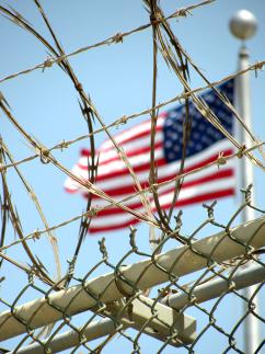 The fence at the U.S. prison camp at Guantánamo Bay (Larisa Epatko)