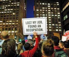 Tens of thousands march as part of the Occupy Wall Street protest (Eric Hart) Tens of thousands march as part of the Occupy Wall Street protest (Eric Hart)