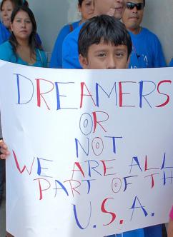 Maryland Dream activists rally in support of Question 6 (Edward Kimmel)