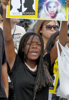 Marching against racial profiling and the murder of Trayvon Martin in Houston (Ed Uthman)
