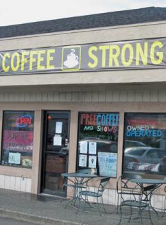 The Coffee Strong GI coffeehouse near Fort Lewis in Washington state (Nicole Bowmer | SW)