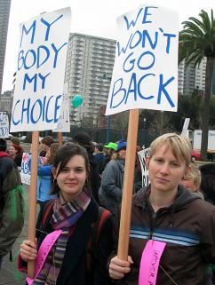 Marching in support of abortion rights in San Francisco (Josh On | SW)