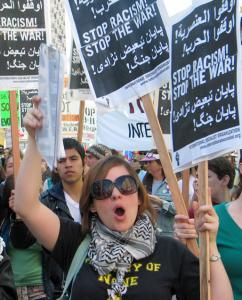 Marching against war and anti-Arab racism in San Francisco (Matt Swagler)