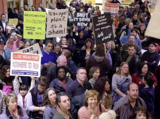 Residents of the area surrounding Indian Point nuclear plant call for the plant to be shut down (NYC Indymedia)