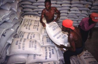 Neoliberal policies have made Haiti subsistent on food imports, often in the form of food aid (Giuseppe Bizzarri)