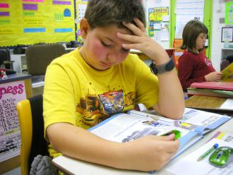 Reading in a Georgia classroom (Judy Baxter)