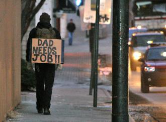 Unemployment continues to grind on at a recession level (Dain Nielsen)
