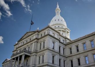 Michigan's Capitol building in Lansing (Matt Katzenberger)