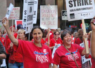 The 26,000 members of the Chicago Teachers Union are leading the fight for our schools (CTU)