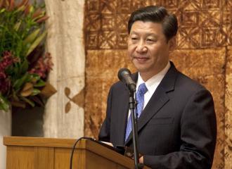 Xi Jinping speaking in New Zealand  (Luci Harrison)