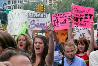 New Yorkers march against sexual violence and victim-blaming at NYC SlutWalk (Charlotte Cooper)