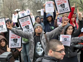Thousands of protesters marching for justice in New York City (Joe Lustri)