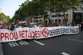 Spanish protesters march against austerity in Barcelona (Daniel Chong Kah Fui)