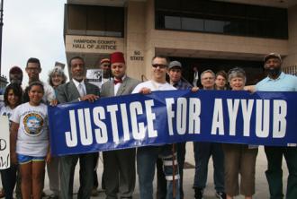 Rallying for justice for Ayyub Abdul-Alim (David Woodsome | SW)