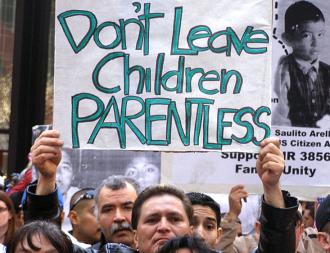 Chicago's Second annual March 10 demonstration for immigrant rights, 2007 (Paul D'Amato | SW)