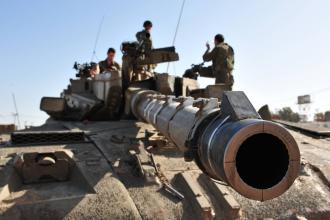Israeli tanks mass on border before ground invasion of Gaza (Rafael Ben-Ari | Chameleons Eye)