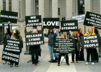 Supporters rally for Lynne Stewart's release