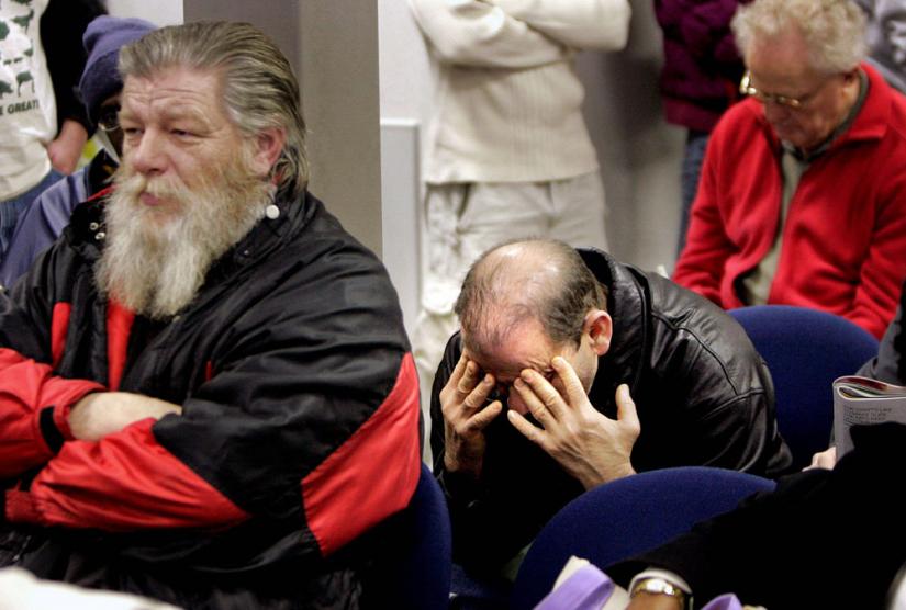 Waiting for help in a Michigan unemployment office