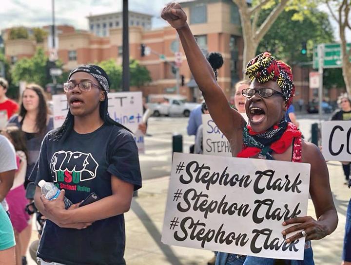 Protesters hit the streets of Sacramento to demand justice for Stephon Clark