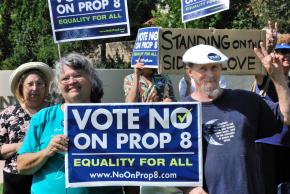 Protesting against Proposition 8
