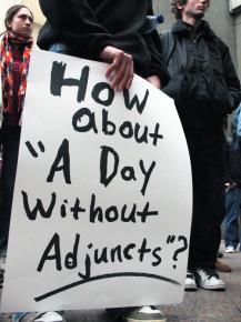 Protesting budget cuts in the CUNY system