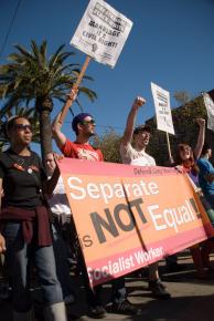 San Francisco protests in support of marriage equality