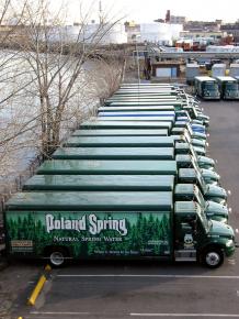 Trucks for Nestlé's Poland Spring