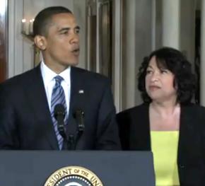 President Obama announced his nomination of Sonia Sotomayor on May 26