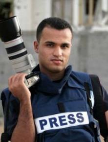 Palestinian journalist Mohammed Omer