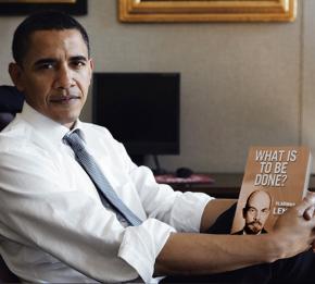Barack Obama may be getting a copy of Lenin's What is to be done?