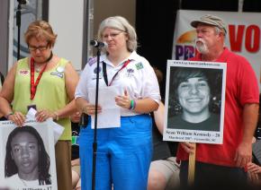 A vigil for victims of anti-LGBT violence. Will tougher sentencing deter similar hate crimes?