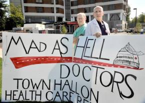 Mad as Hell Doctors are on tour across the county, making their way to Washington, D.C.