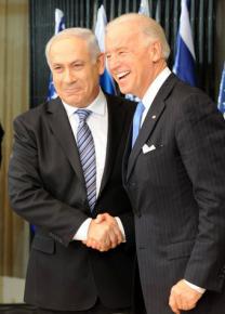 Vice President Joe Biden with Prime Minister Benjamin Netanyahu during his recent visit to Israel