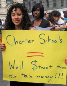 Teachers, parents and activists worked together on a citywide day of action against Bloomberg's cuts