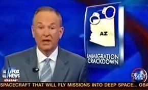 Bill O'Reilly regularly promotes the myth of the immigrant crime wave