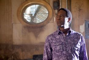 Clarke Peters as Albert Lambreaux standing in his flood-damaged home in Treme
