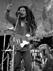 Bob Marley performing in Dublin in 1980