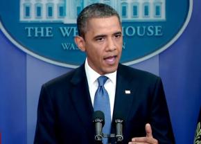 President Obama promises austerity to curb the federal deficit at a press conference