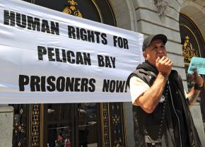 Solidarity activists rally in support of hunger strikers at Pelican Bay and other California prisons