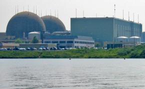 The nuclear reactors at the North Anna power plant in Virginia