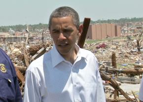 Obama tours tornado-ravaged Joplin, Mo., in May