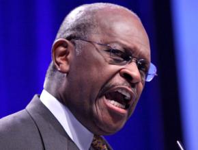 Herman Cain speaking at the Conservative Political Action Conference in 2011
