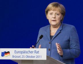 German Chancellor Angela Merkel at a recent European Council summit
