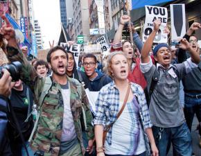 Occupy protesters march in New York City