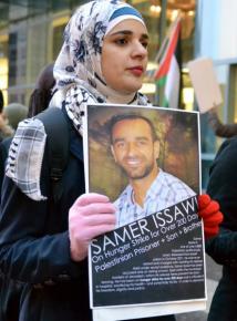 Solidarity activists marked Palestinian Prisoners Day around the country, including Chicago