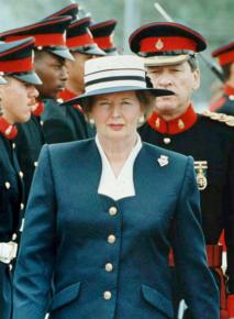 Margaret Thatcher in 1990
