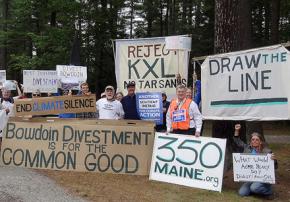 Activists in Maine draw the line against the Keystone XL pipeline