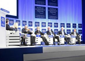 Meeting in Davos, Switzerland, for the 2014 World Economic Forum